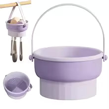 Limpiador y Soporte de brochas 2 en 1