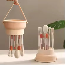 Limpiador y Soporte de brochas 2 en 1
